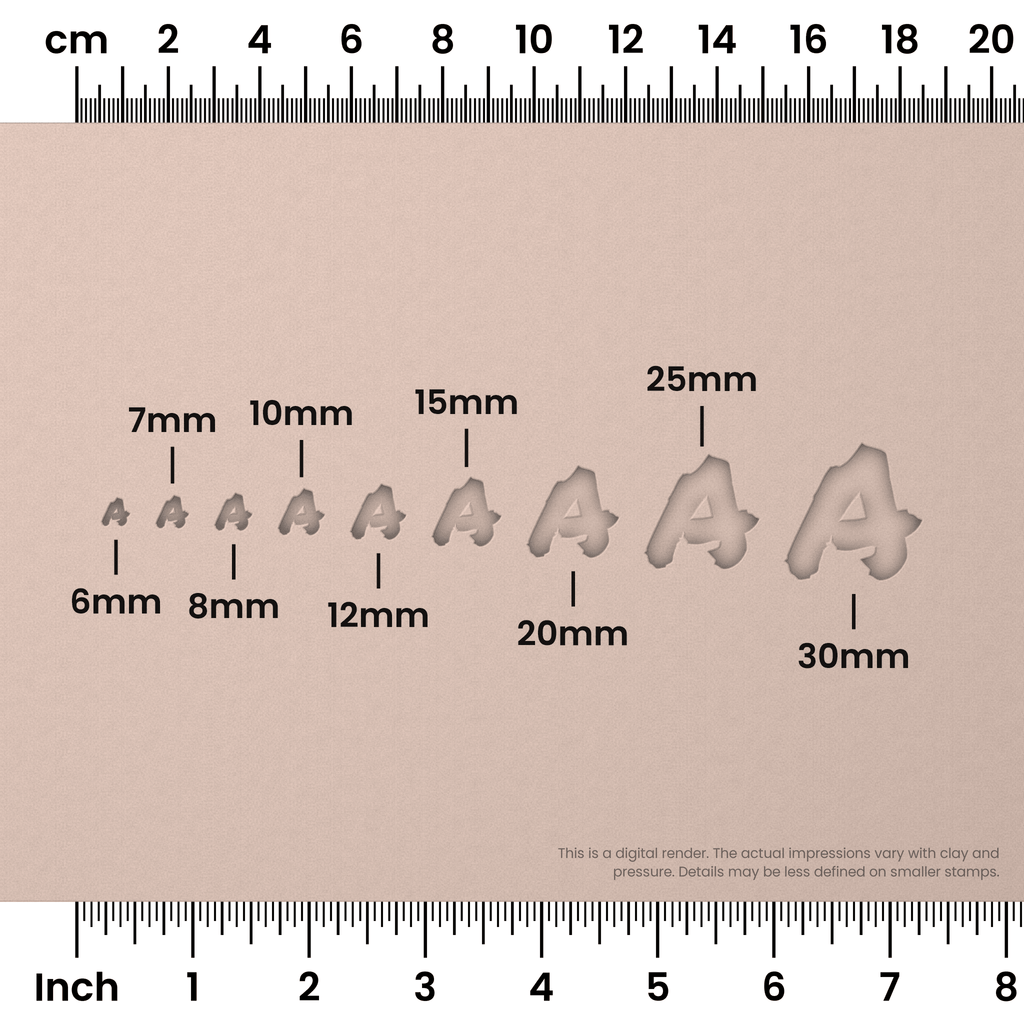Permanent Marker | All Caps | Alphabet Stamp Sets