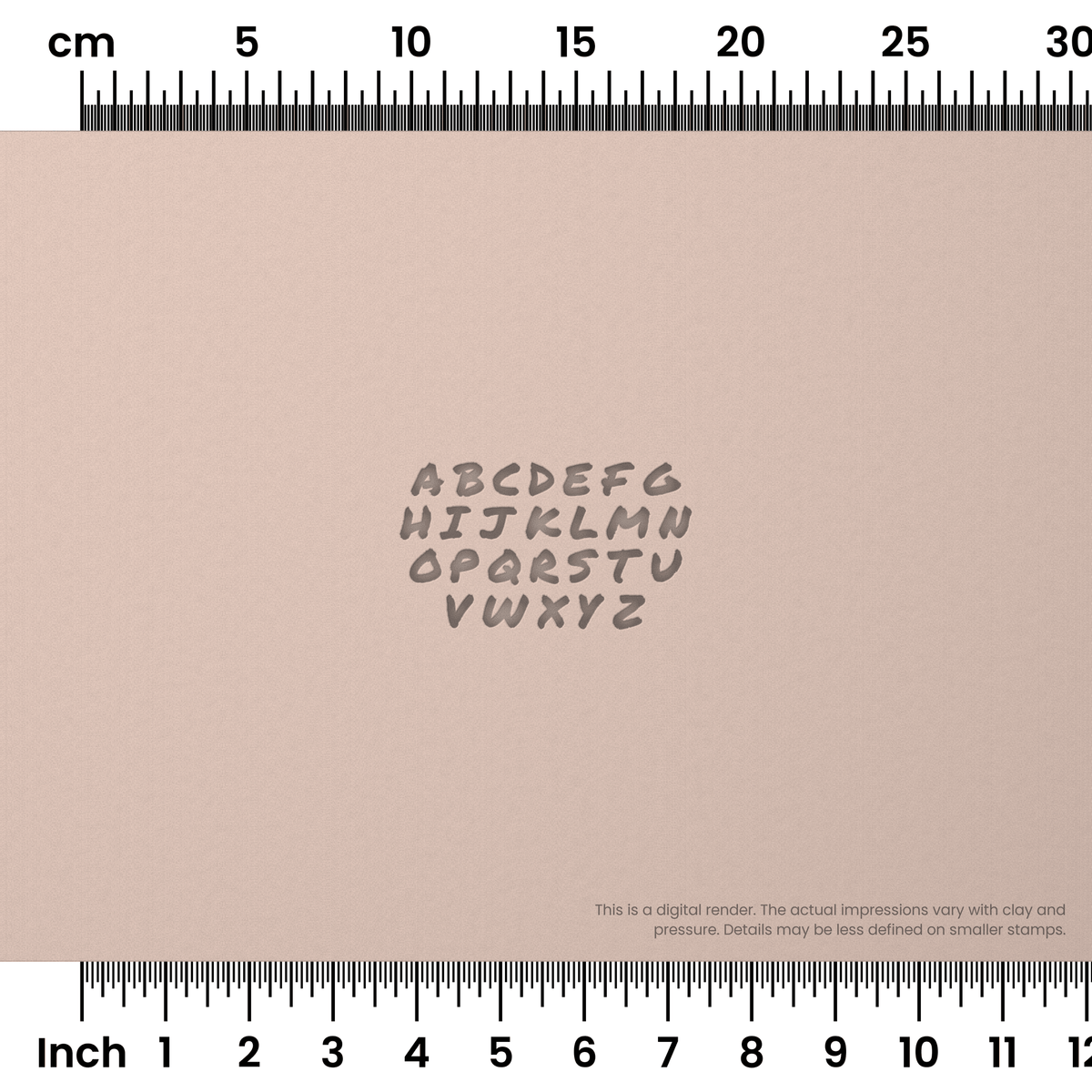 Permanent Marker | All Caps | Alphabet Stamp Sets
