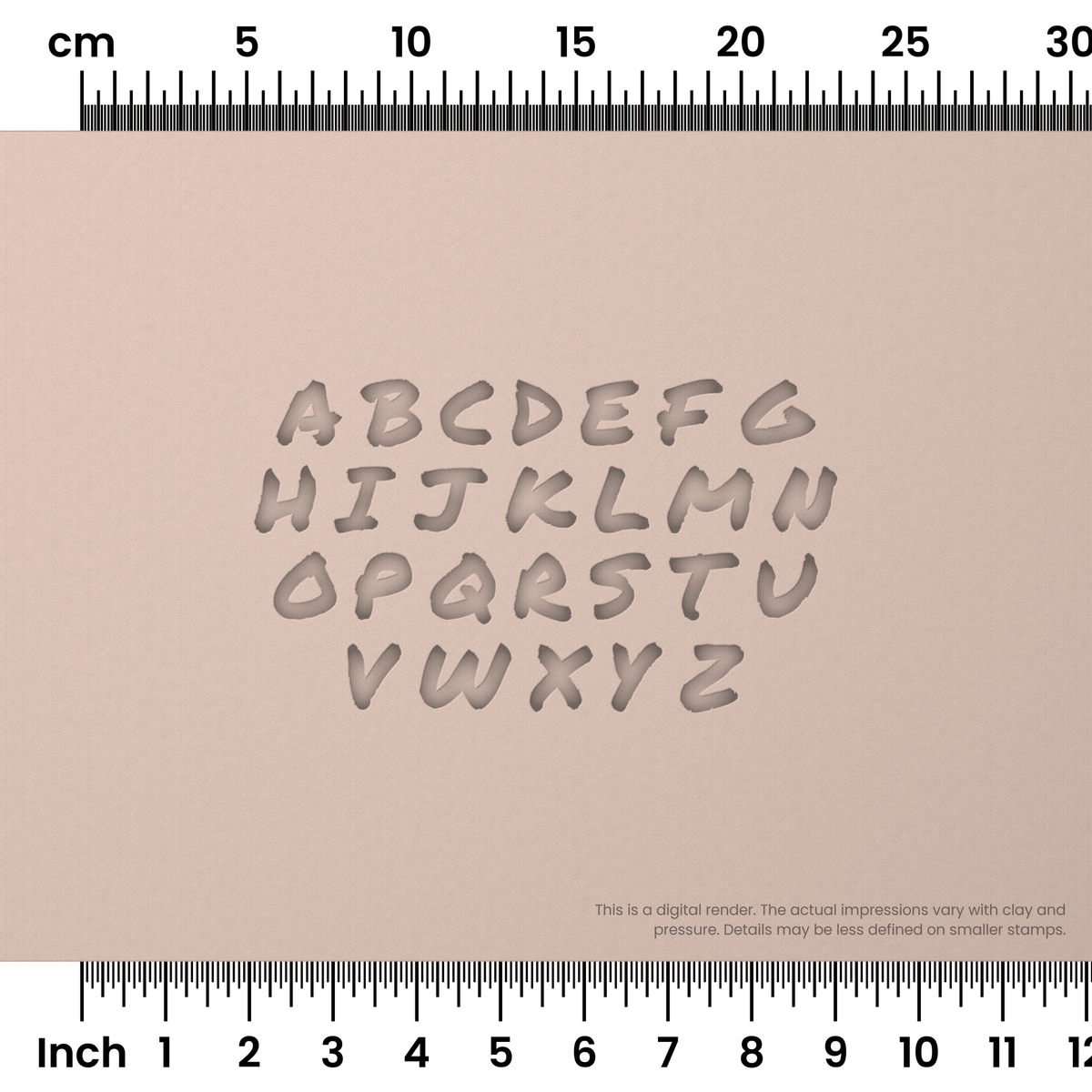 Permanent Marker | All Caps | Alphabet Stamp Sets