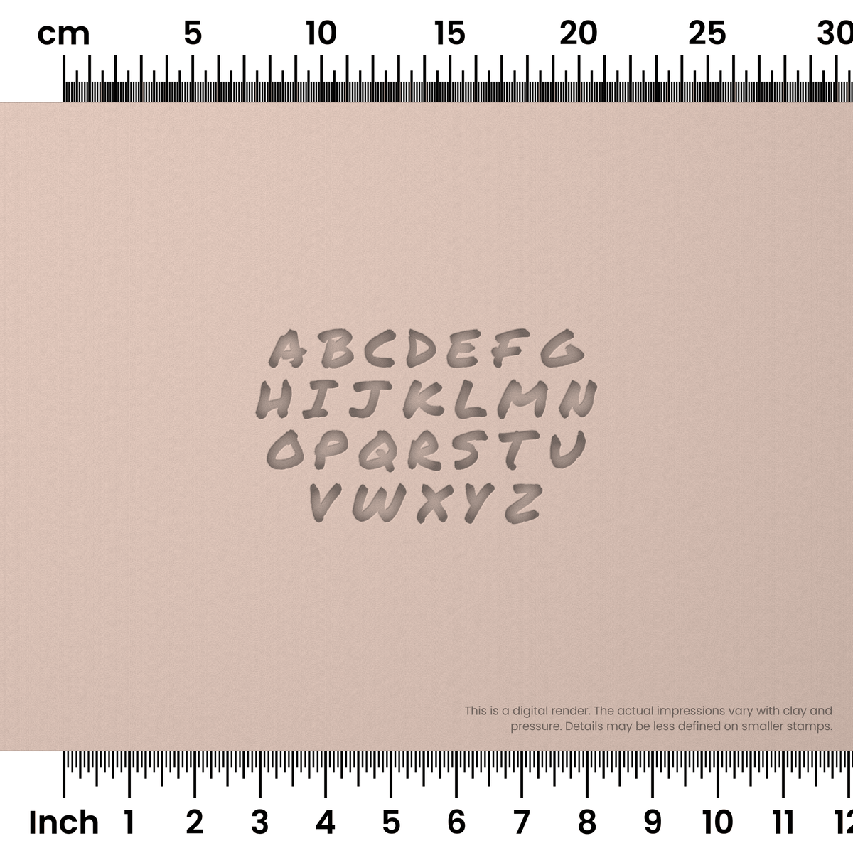 Permanent Marker | All Caps | Alphabet Stamp Sets