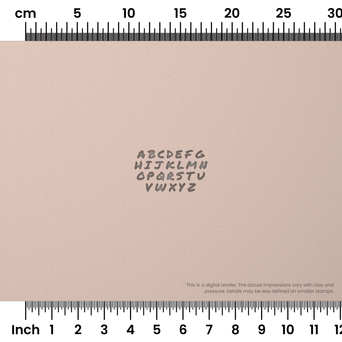 Permanent Marker | All Caps | Alphabet Stamp Sets