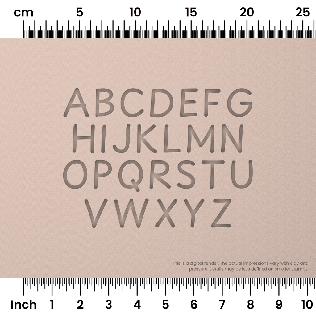 Playpen Sans | All Caps | Alphabet Stamp Sets