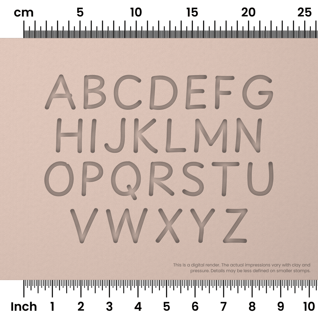 Playpen Sans | All Caps | Alphabet Stamp Sets
