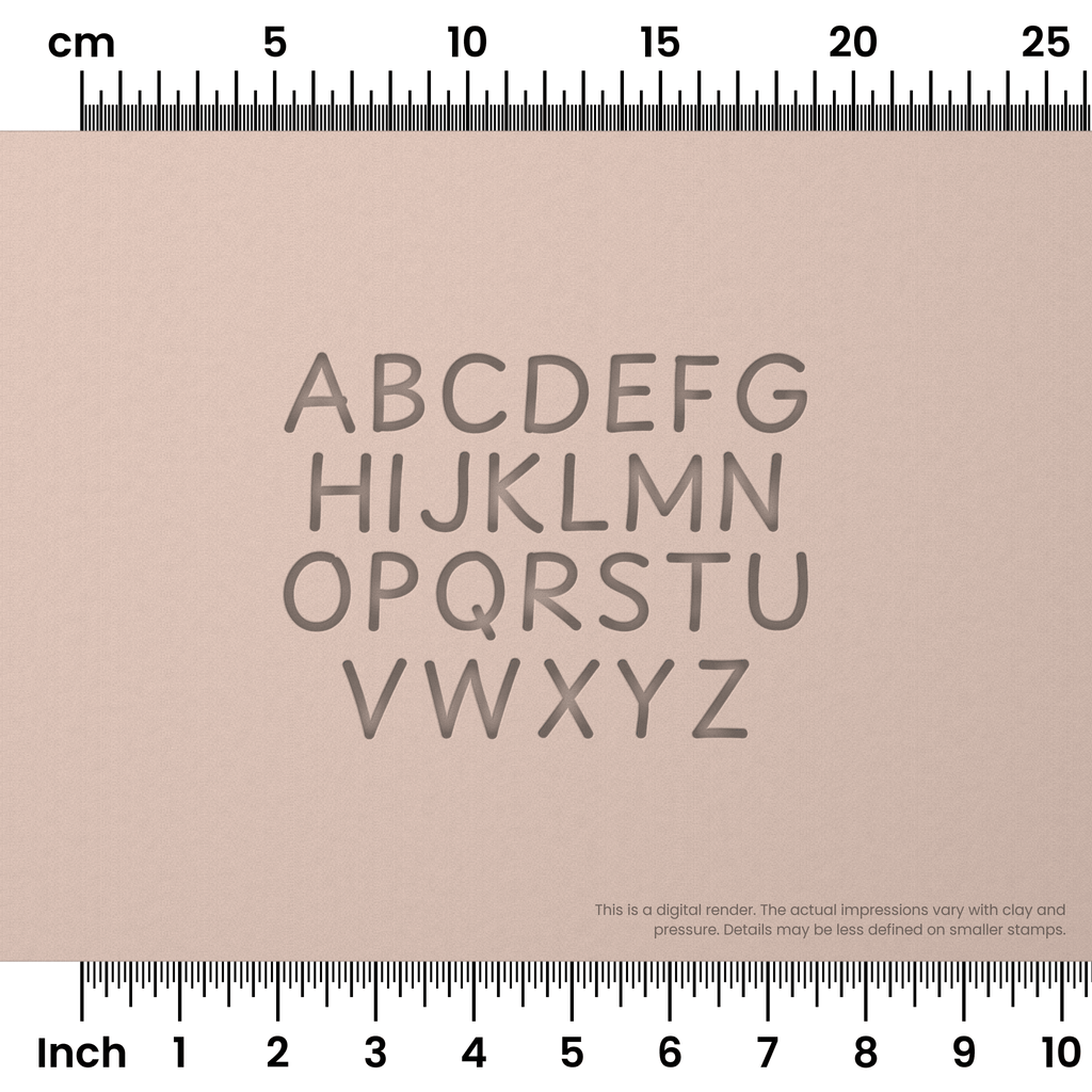 Playpen Sans | All Caps | Alphabet Stamp Sets
