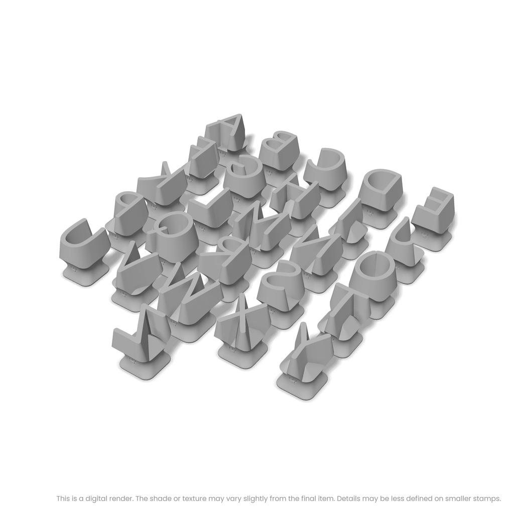 Playpen Sans | All Caps | Alphabet Stamp Sets