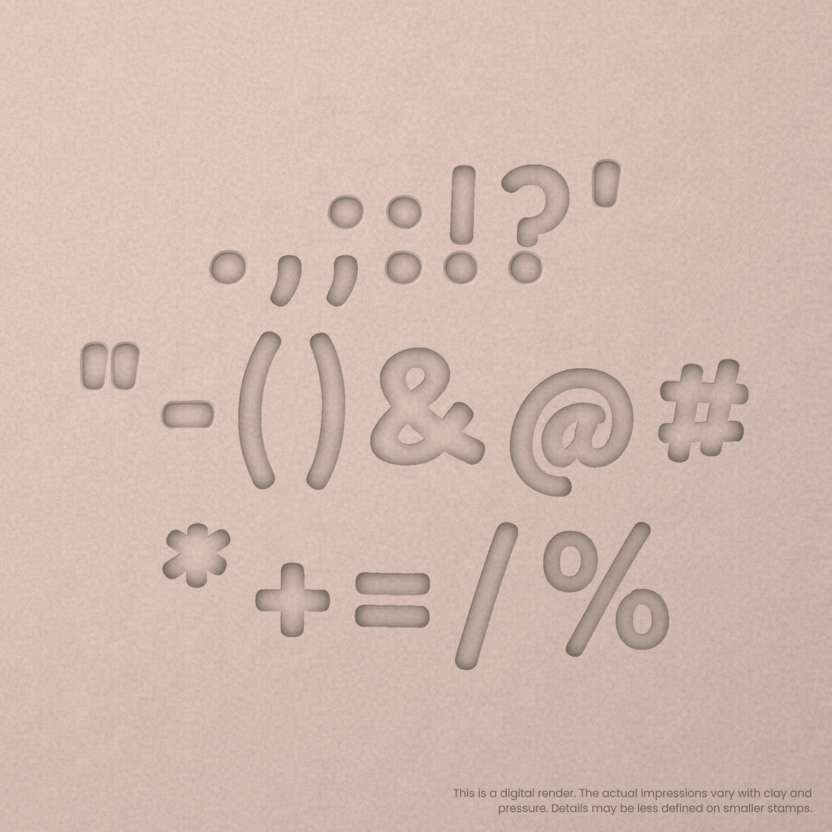 Playpen Sans | Font Rail Stamp Sets | Letters, Numbers, and Symbols