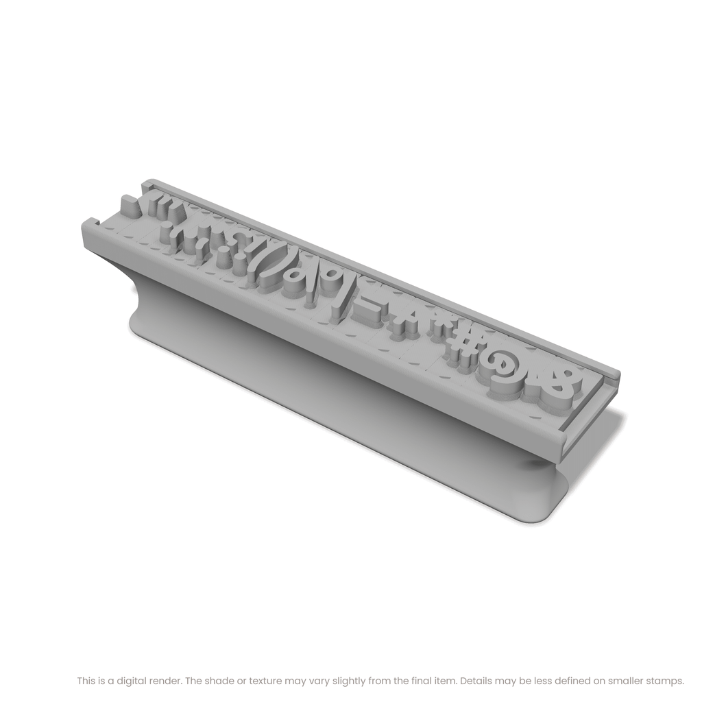 Playpen Sans | Font Rail Stamp Sets | Letters, Numbers, and Symbols