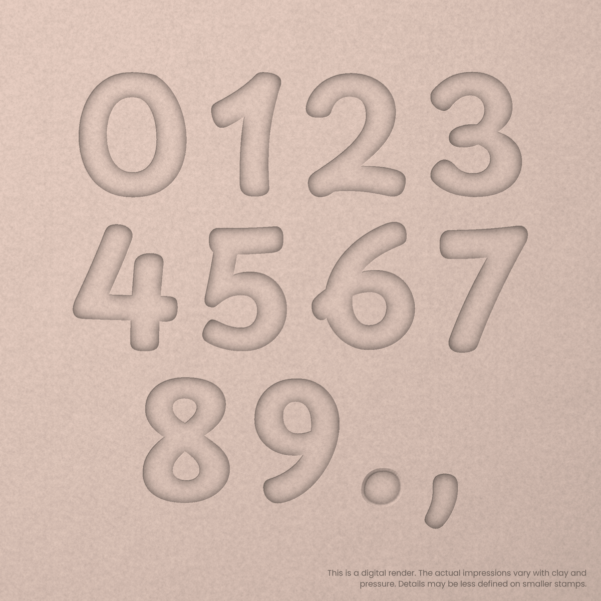 Playpen Sans | Font Rail Stamp Sets | Letters, Numbers, and Symbols