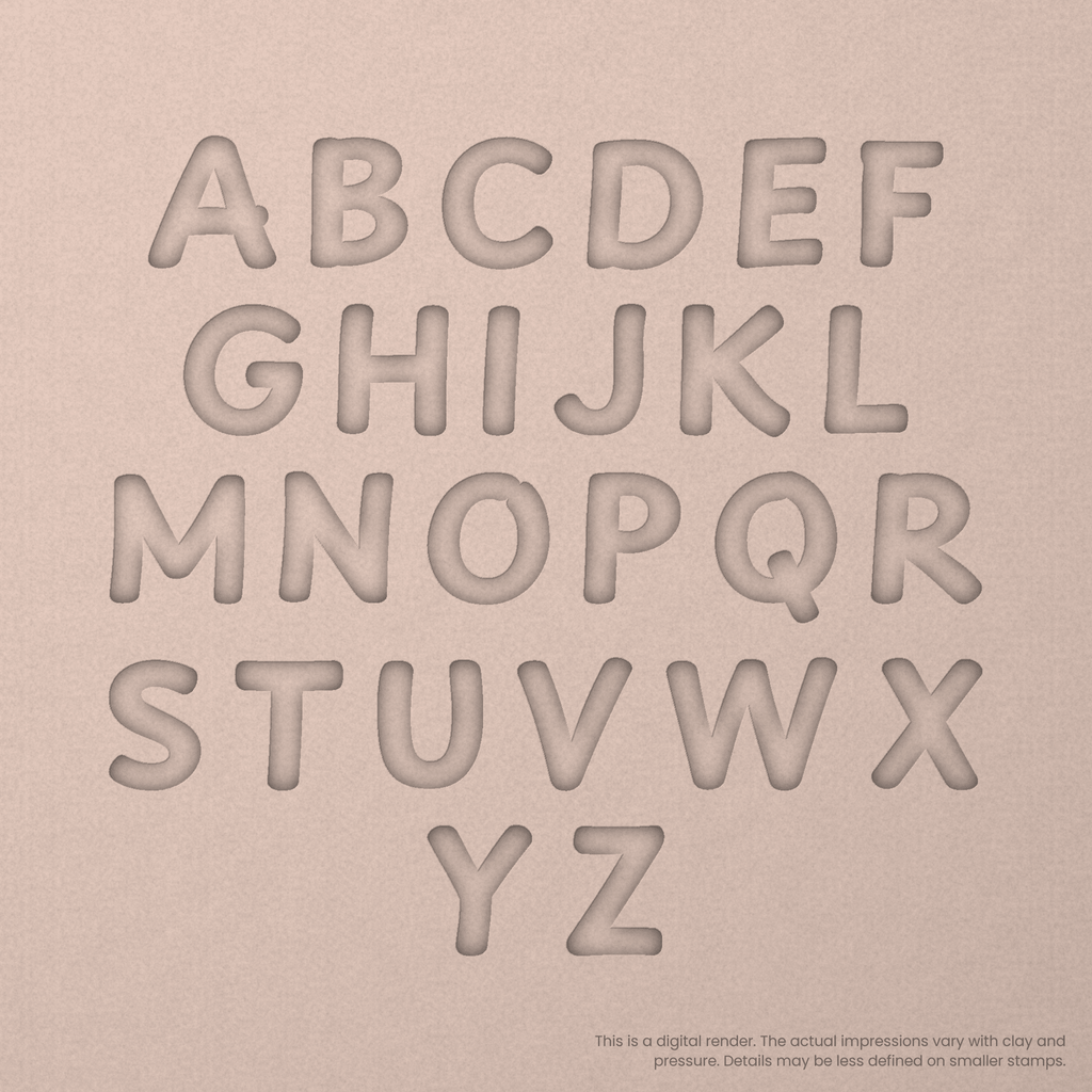 Playpen Sans | Font Rail Stamp Sets | Letters, Numbers, and Symbols