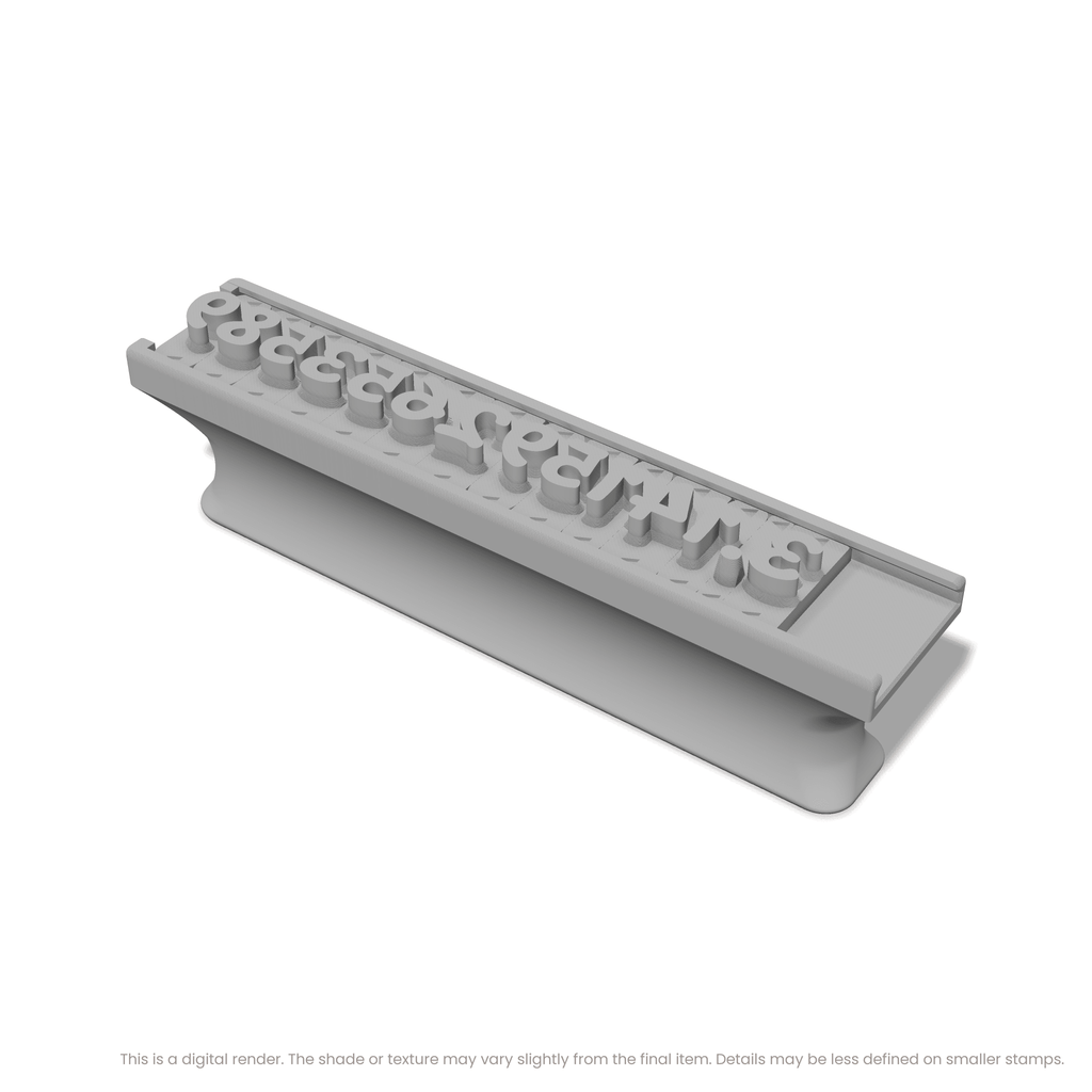 Playpen Sans | Font Rail Stamp Sets | Letters, Numbers, and Symbols