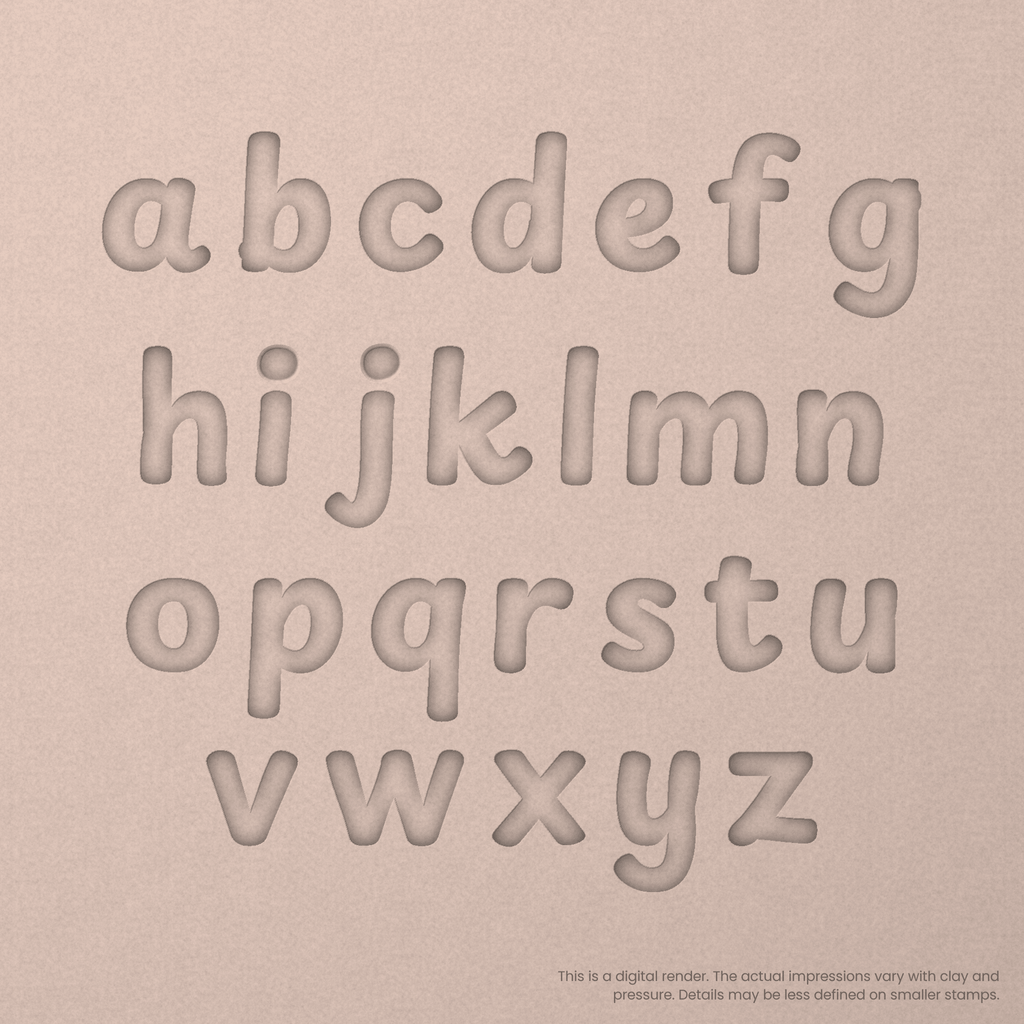 Playpen Sans | Font Rail Stamp Sets | Letters, Numbers, and Symbols