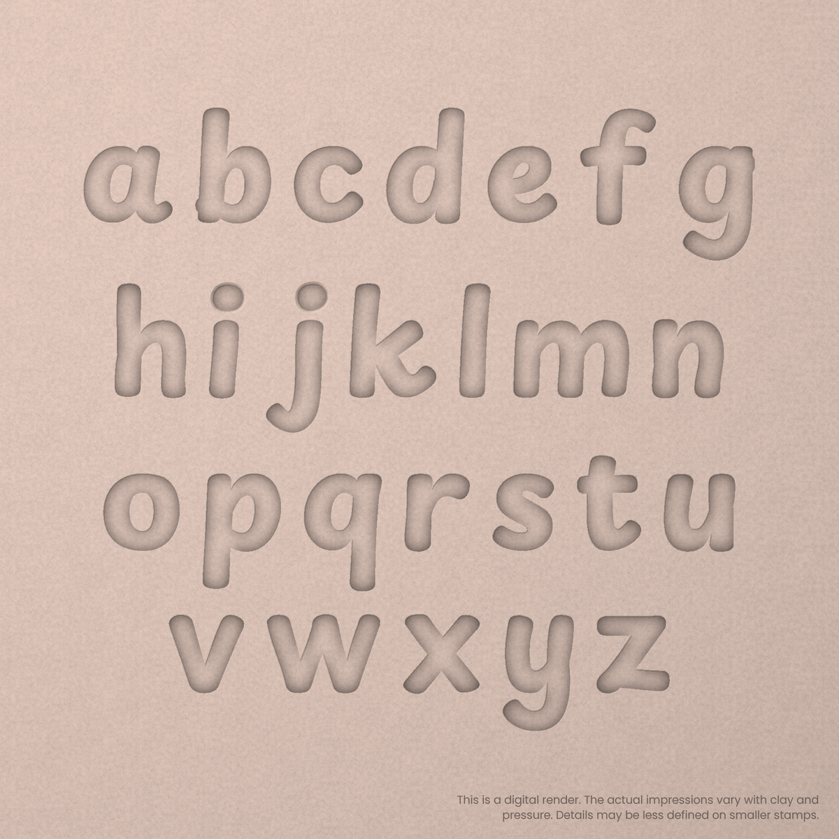 Playpen Sans | Font Rail Stamp Sets | Letters, Numbers, and Symbols