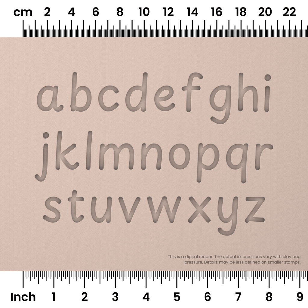 Playpen Sans | Lowercase | Alphabet Stamp Sets