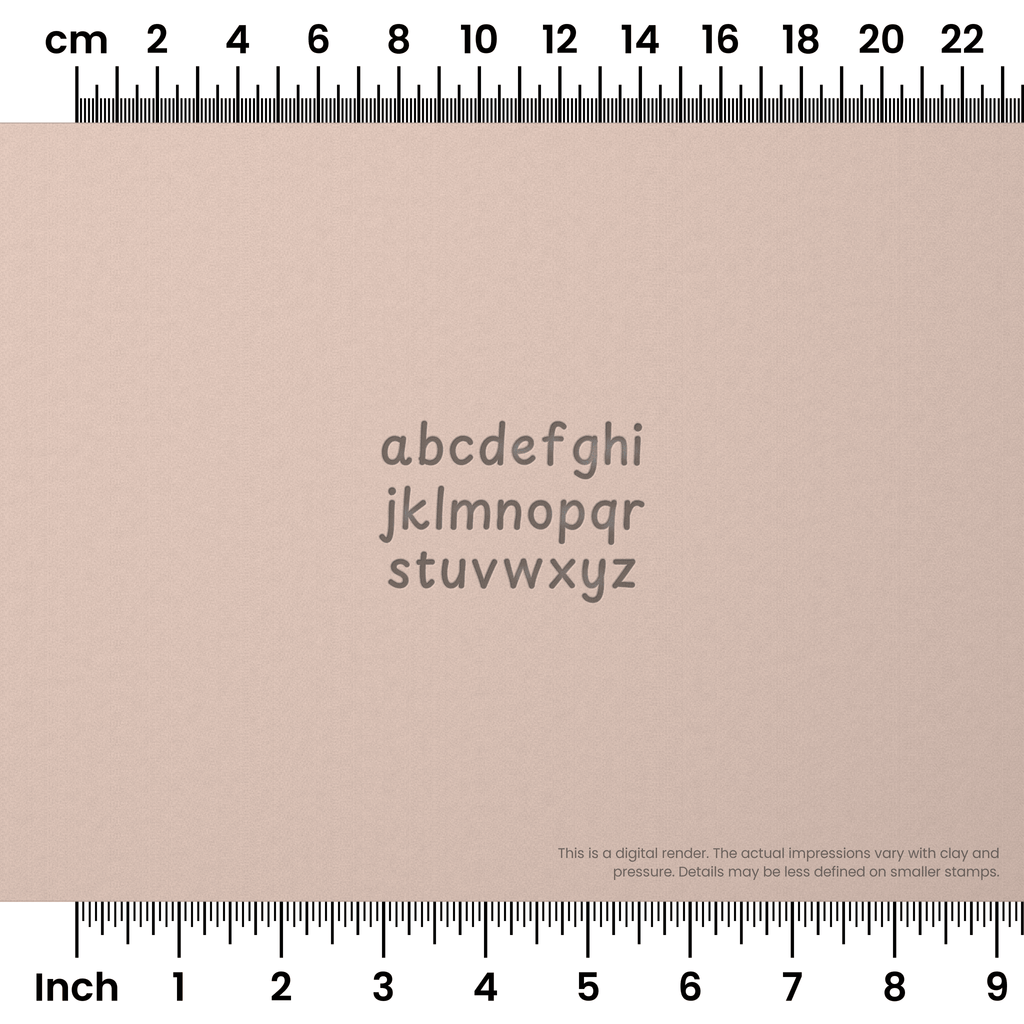 Playpen Sans | Lowercase | Alphabet Stamp Sets