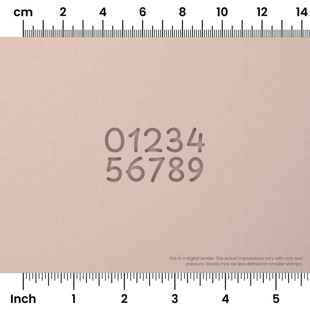 Playpen Sans | Number Stamp Sets