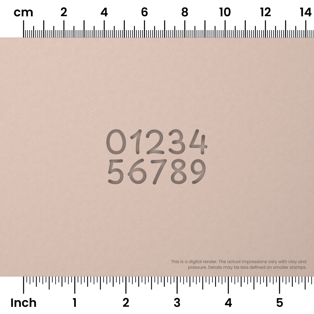 Playpen Sans | Number Stamp Sets