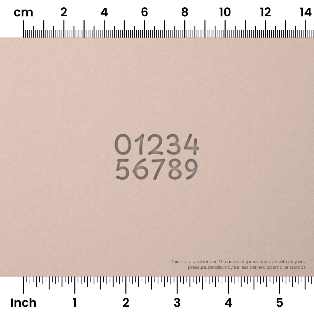 Playpen Sans | Number Stamp Sets