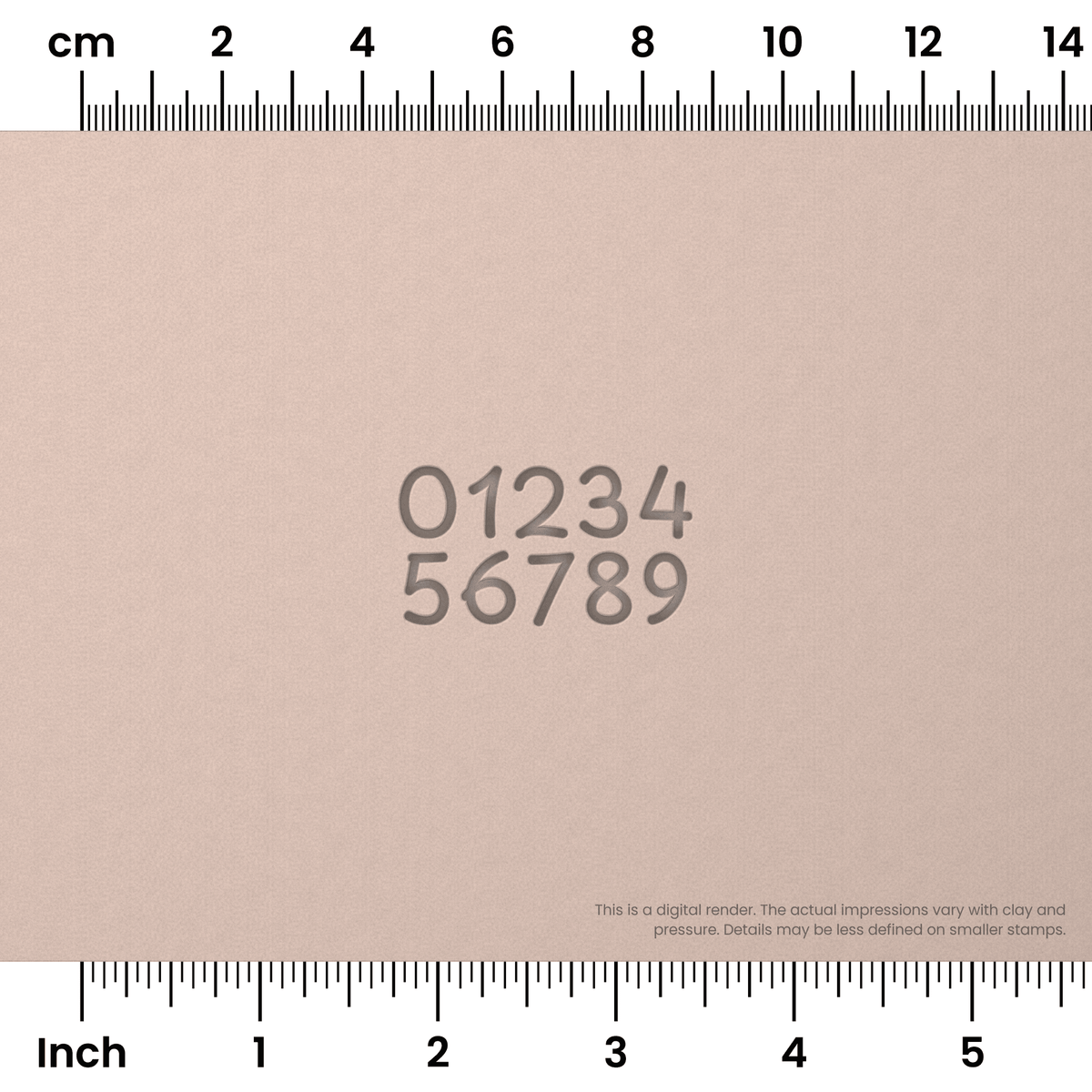 Playpen Sans | Number Stamp Sets