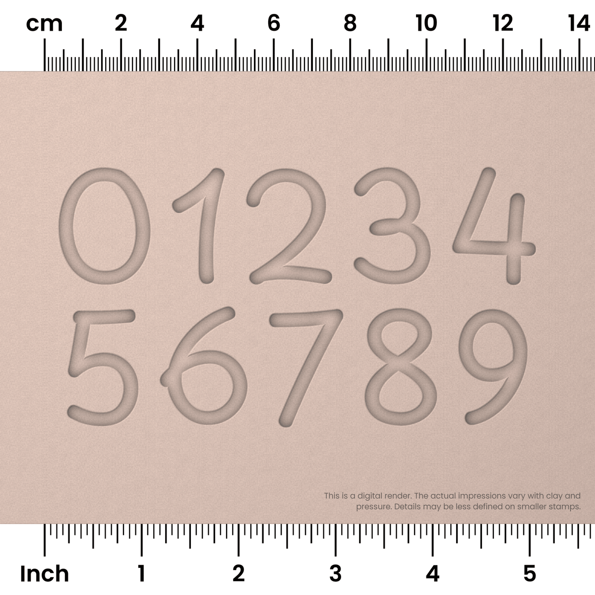 Playpen Sans | Number Stamp Sets