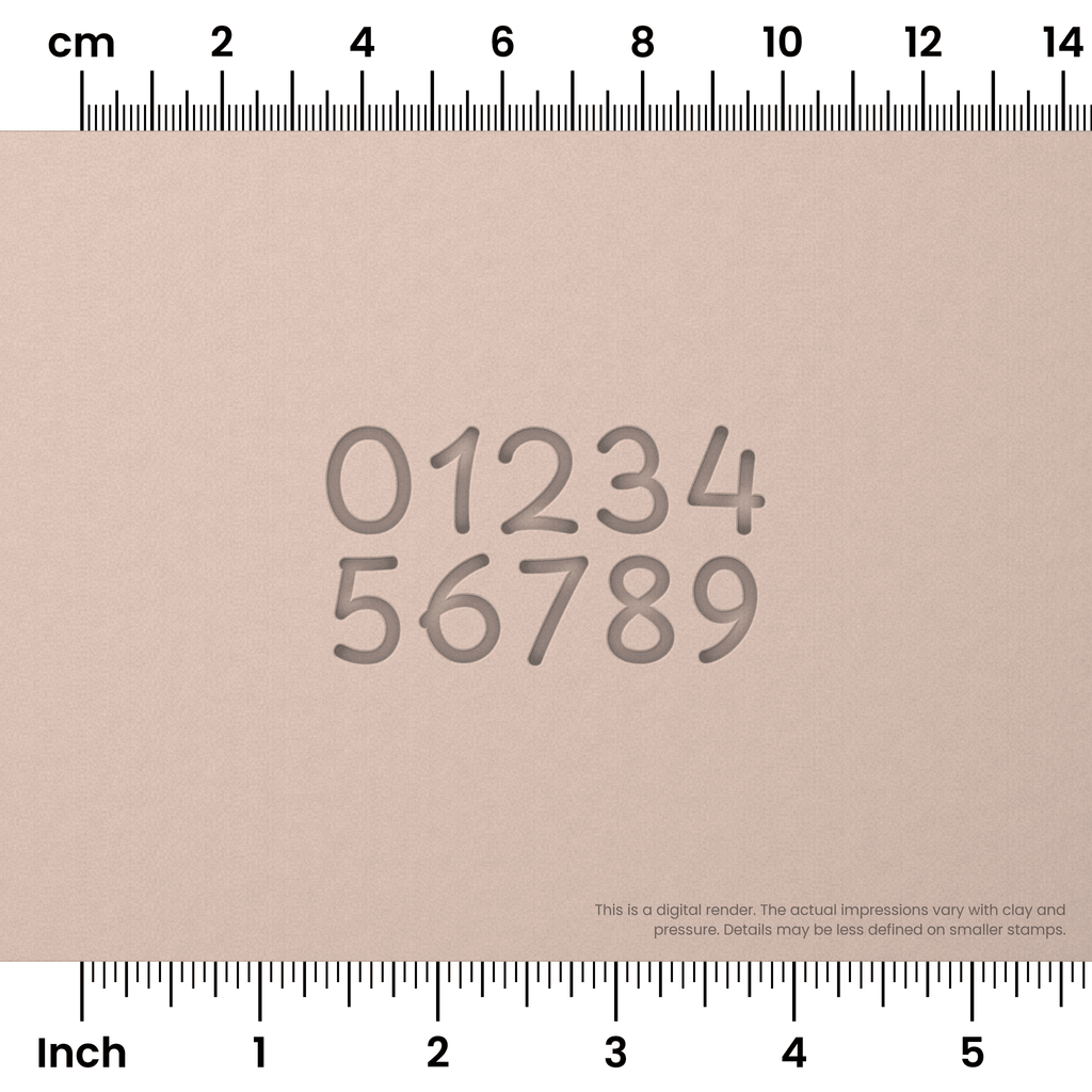 Playpen Sans | Number Stamp Sets