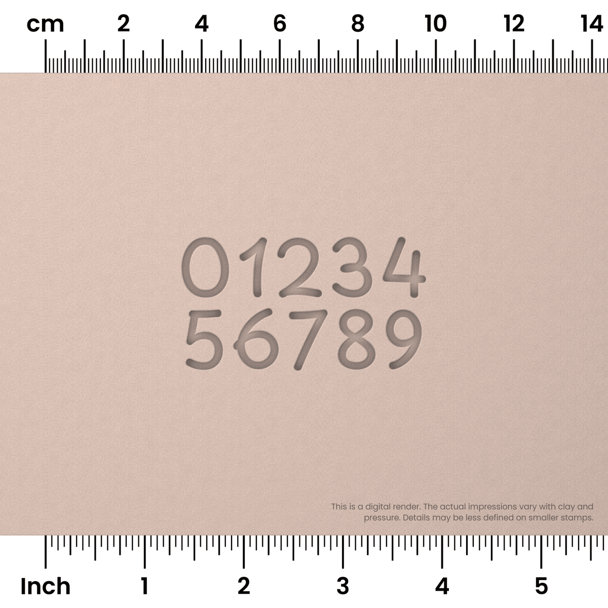 Playpen Sans | Number Stamp Sets