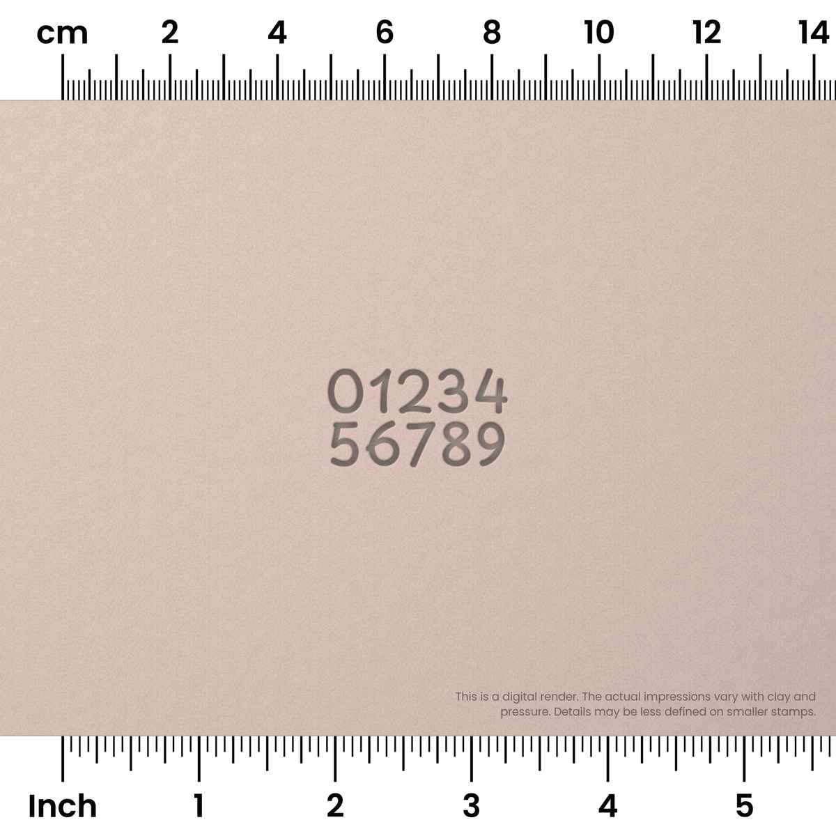 Playpen Sans | Number Stamp Sets