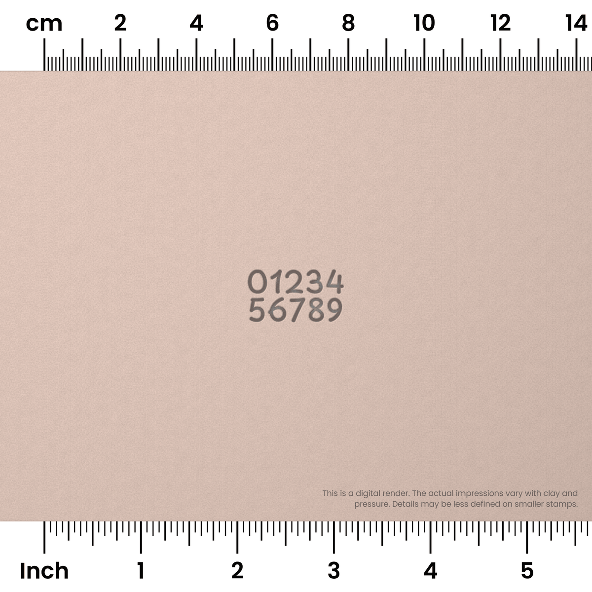 Playpen Sans | Number Stamp Sets