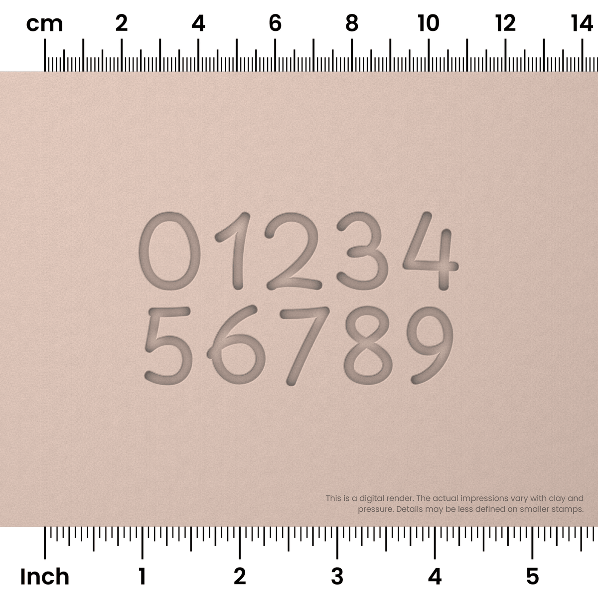 Playpen Sans | Number Stamp Sets