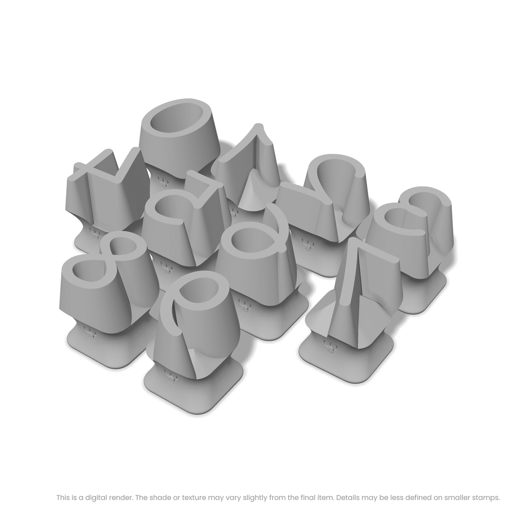 Playpen Sans | Number Stamp Sets