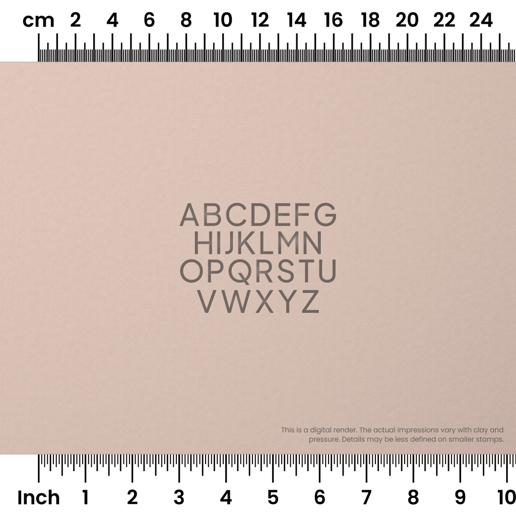 Plus Jakarta Sans | All Caps | Alphabet Stamp Sets