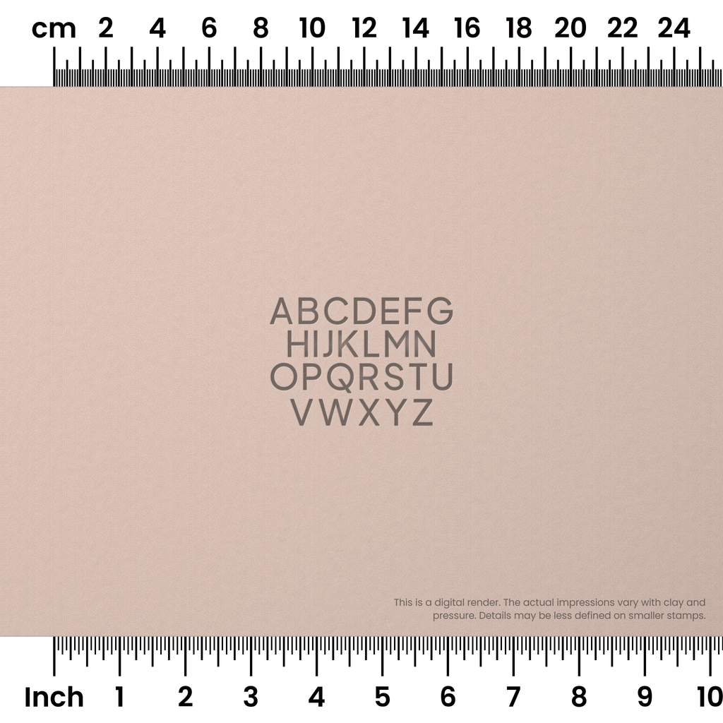 Plus Jakarta Sans | All Caps | Alphabet Stamp Sets
