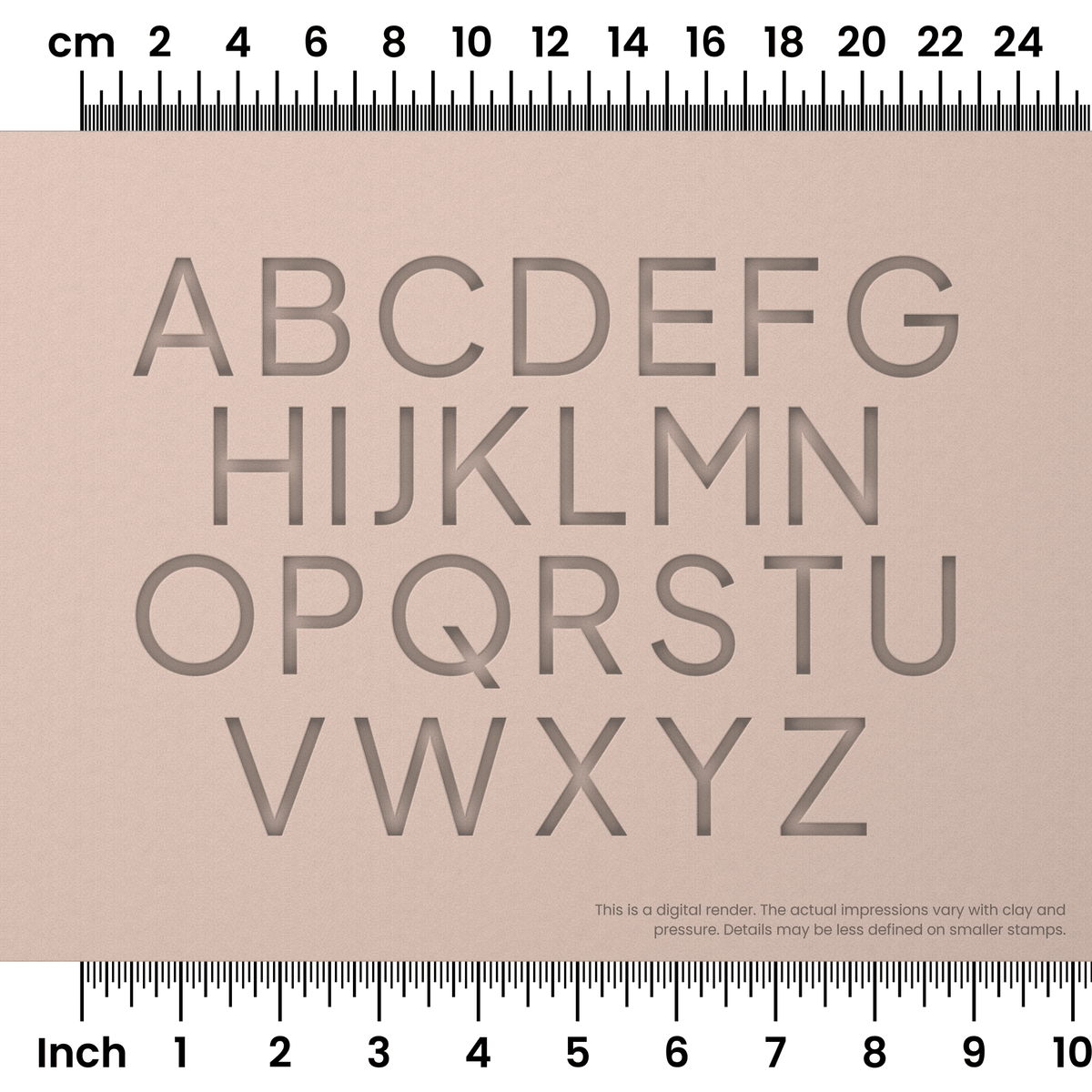 Plus Jakarta Sans | All Caps | Alphabet Stamp Sets