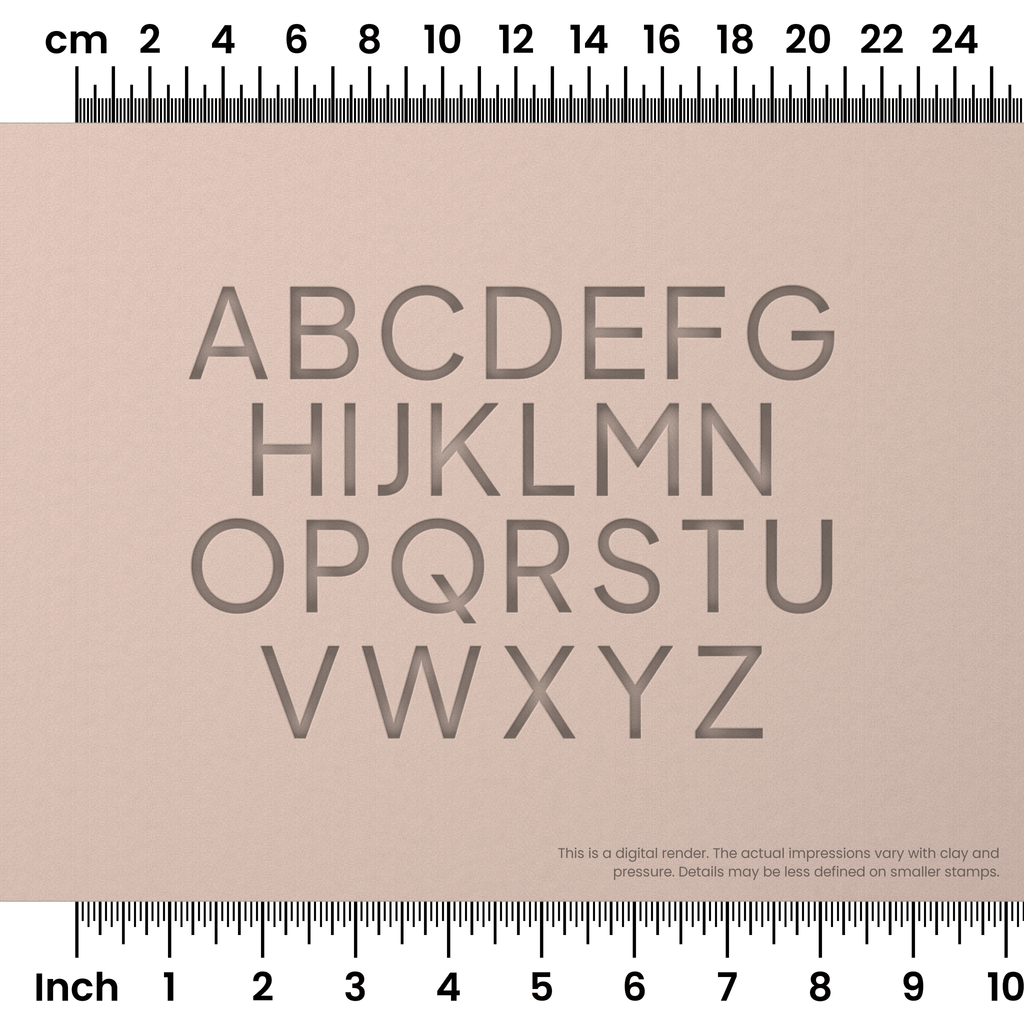 Plus Jakarta Sans | All Caps | Alphabet Stamp Sets