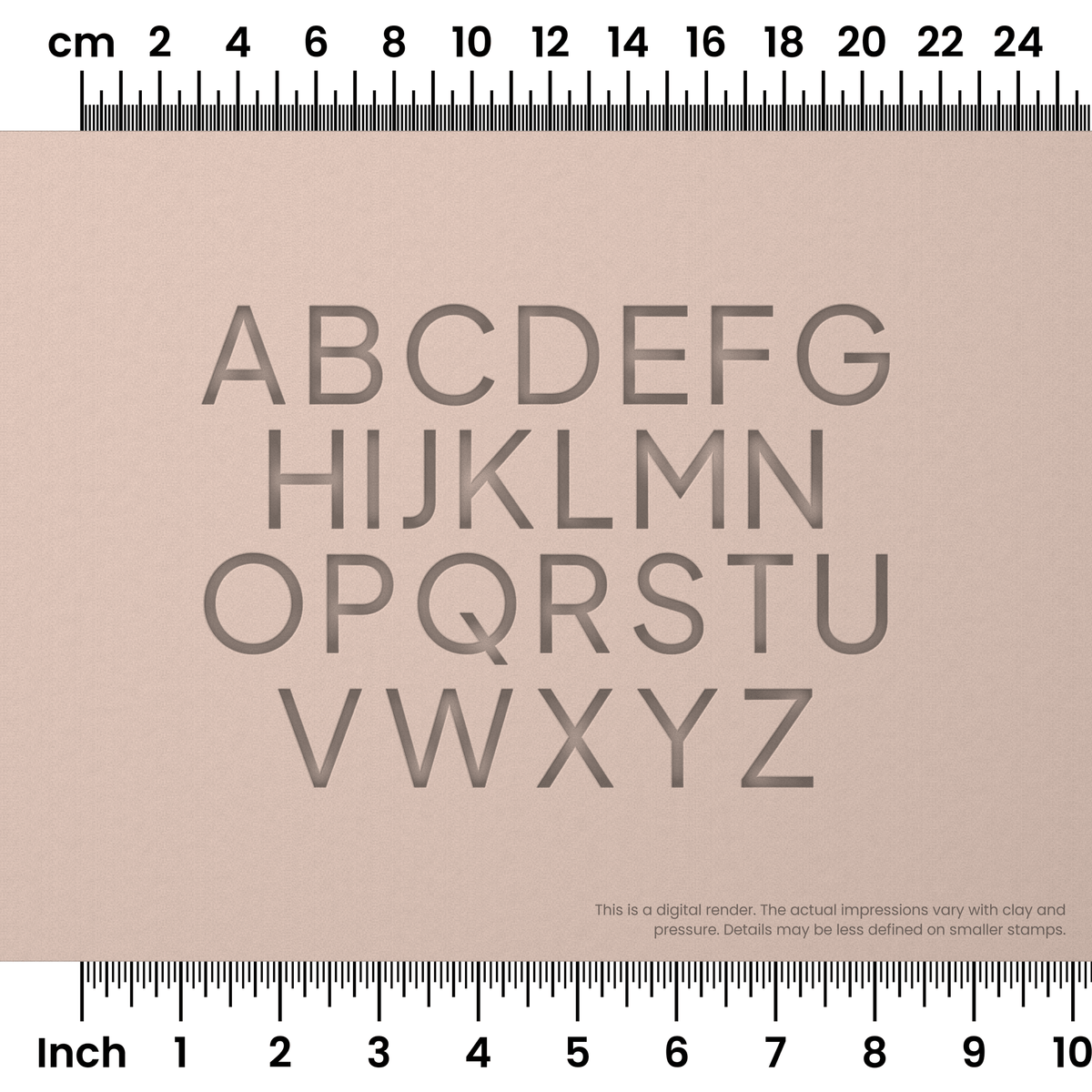 Plus Jakarta Sans | All Caps | Alphabet Stamp Sets