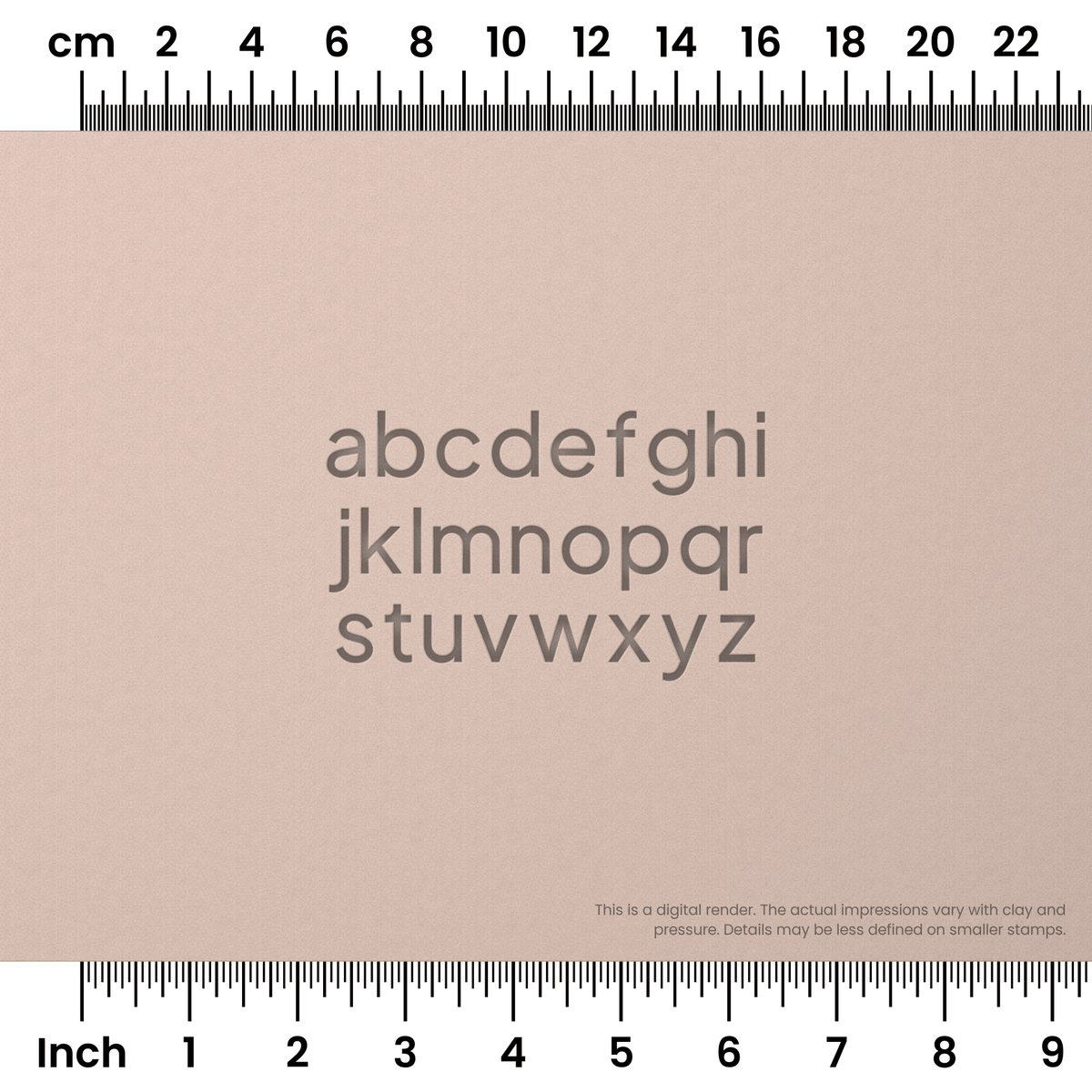 Plus Jakarta Sans | Lowercase | Alphabet Stamp Sets