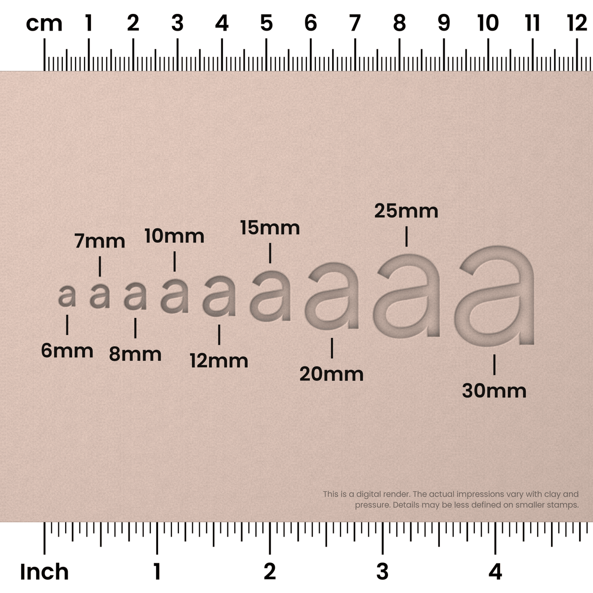 Plus Jakarta Sans | Lowercase | Alphabet Stamp Sets
