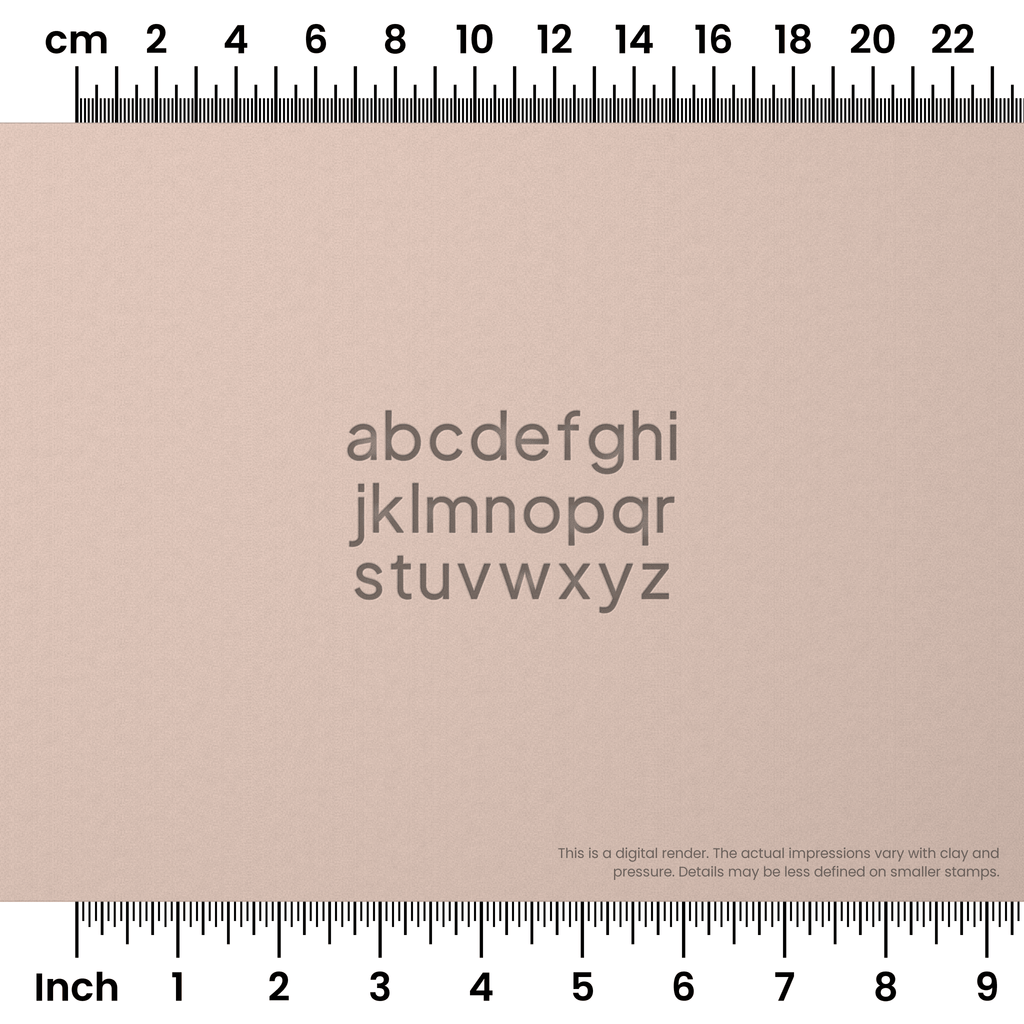 Plus Jakarta Sans | Lowercase | Alphabet Stamp Sets
