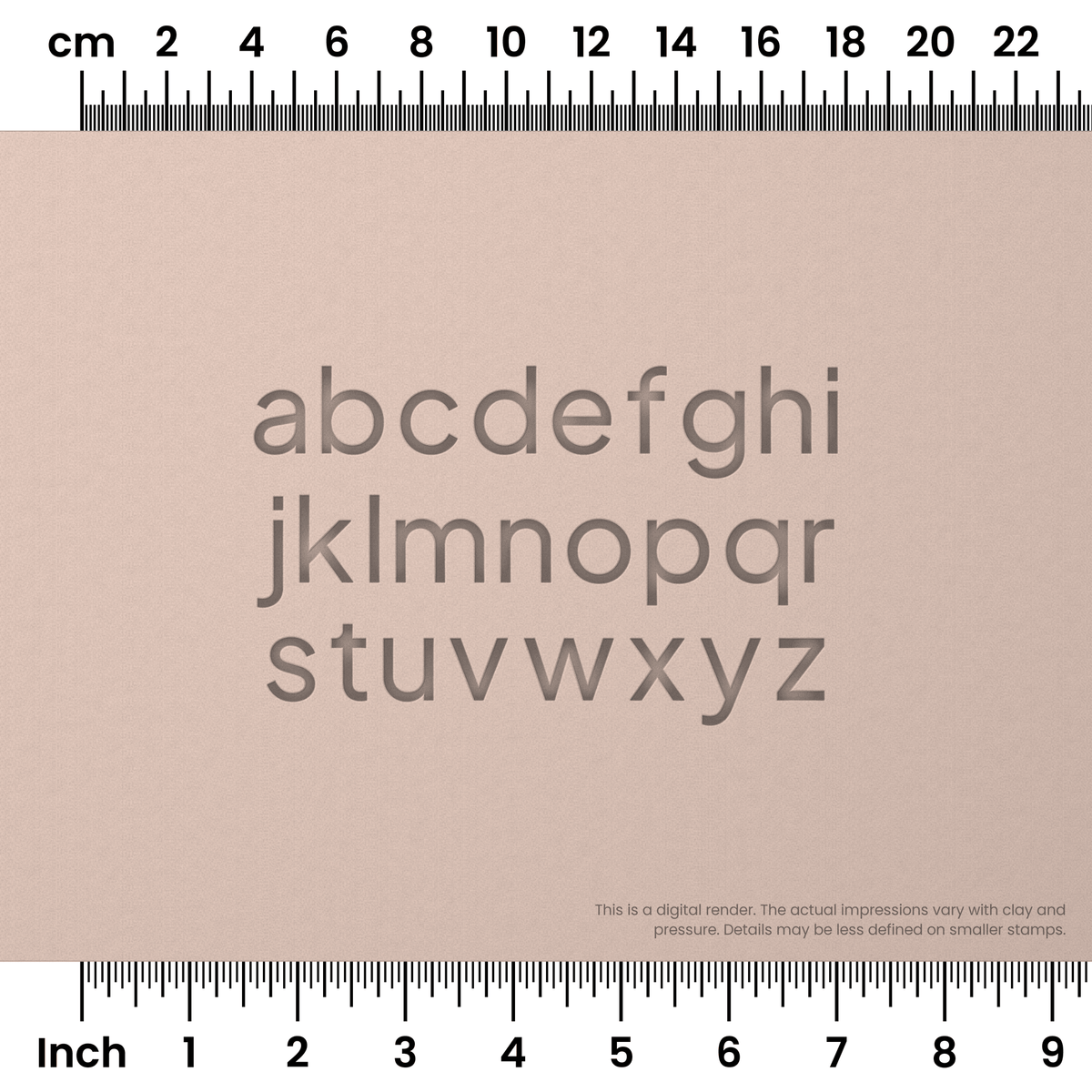 Plus Jakarta Sans | Lowercase | Alphabet Stamp Sets