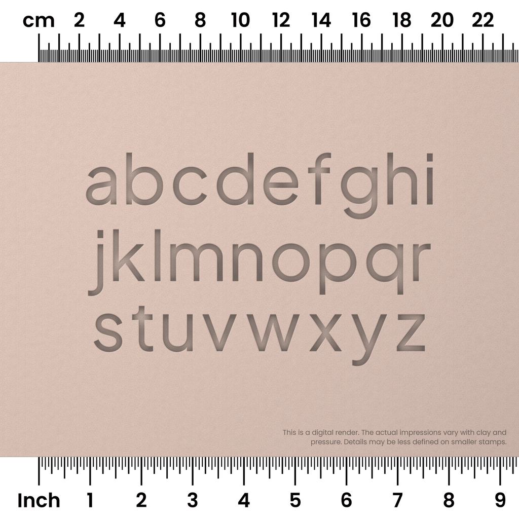 Plus Jakarta Sans | Lowercase | Alphabet Stamp Sets