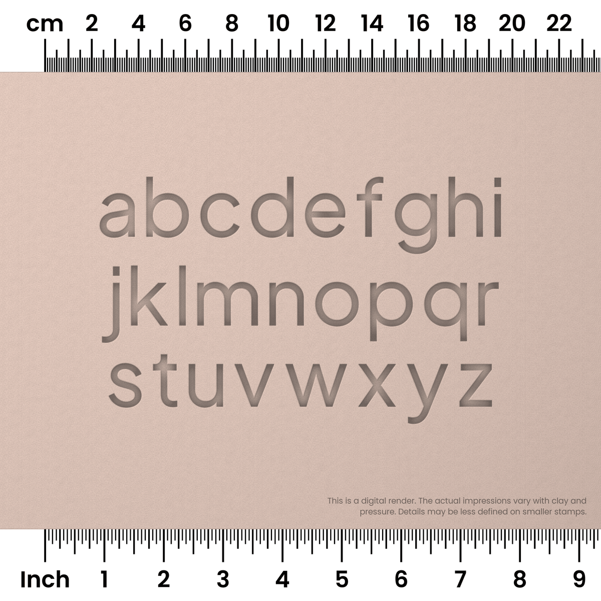 Plus Jakarta Sans | Lowercase | Alphabet Stamp Sets