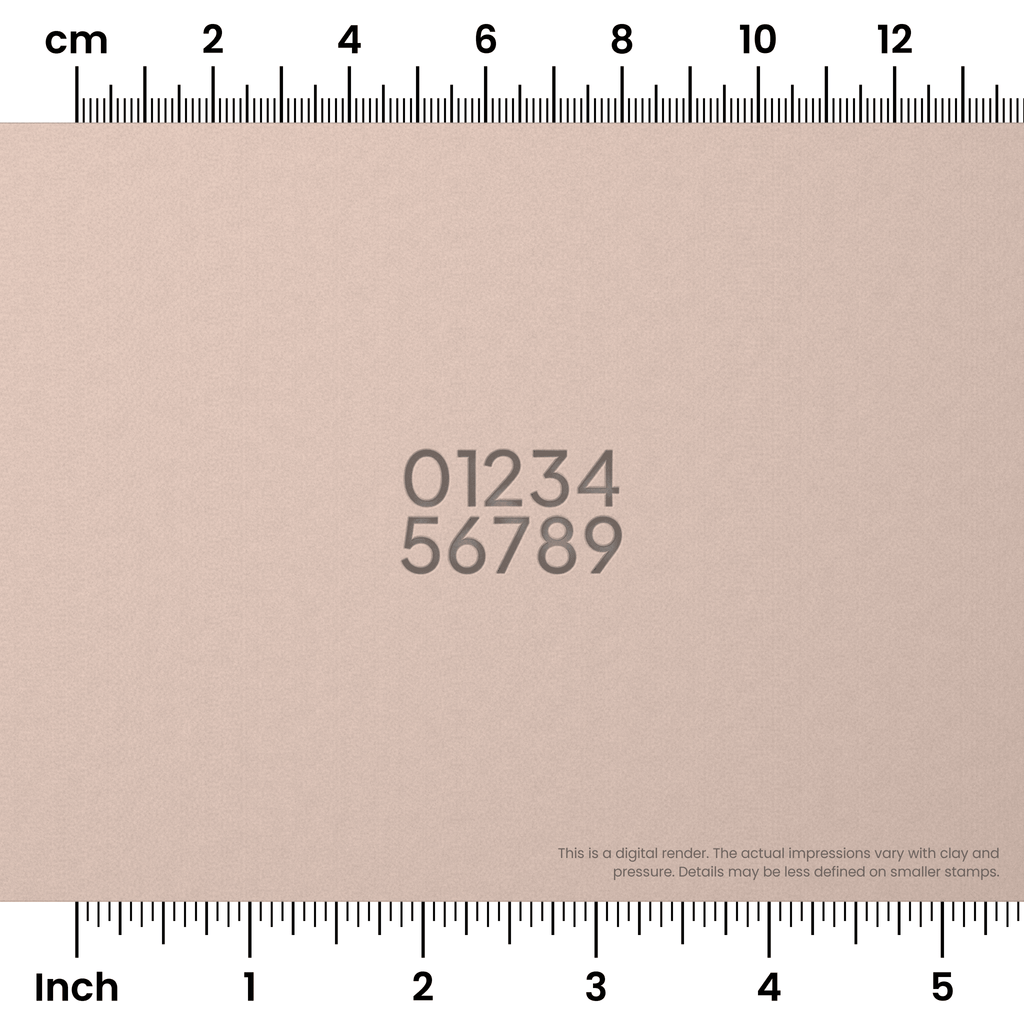 Plus Jakarta Sans | Number Stamp Sets