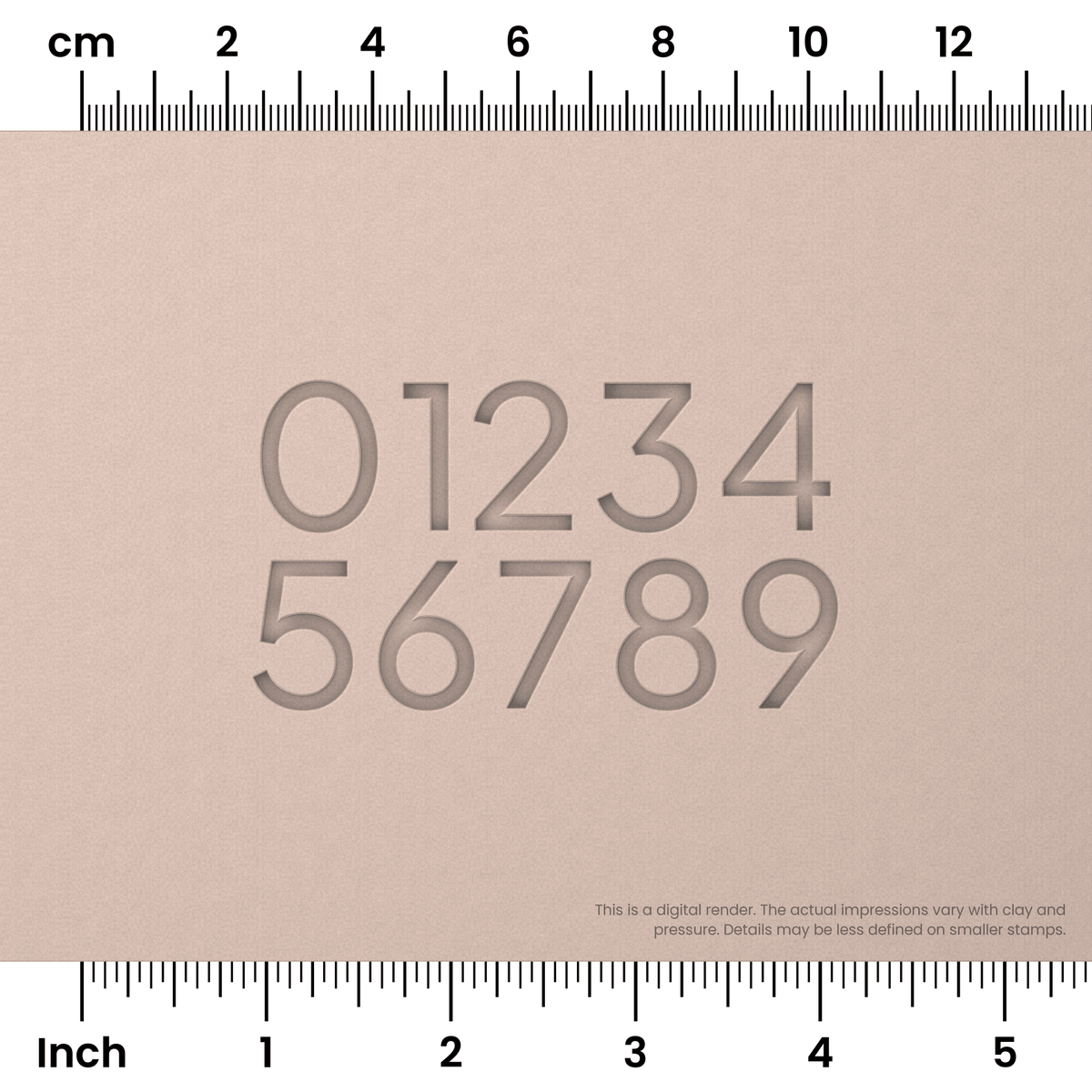 Plus Jakarta Sans | Number Stamp Sets