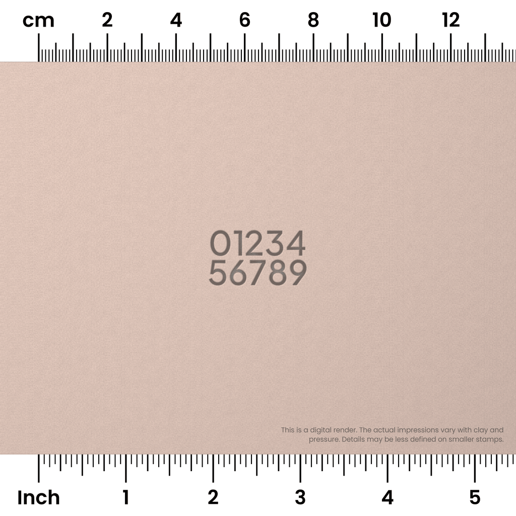 Plus Jakarta Sans | Number Stamp Sets