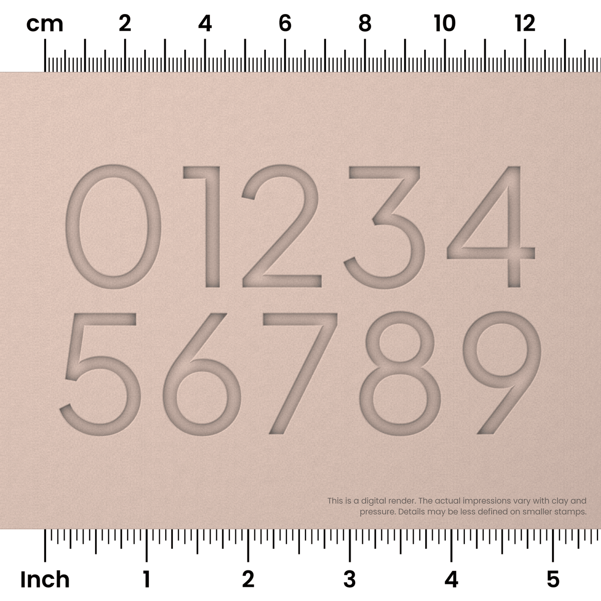 Plus Jakarta Sans | Number Stamp Sets