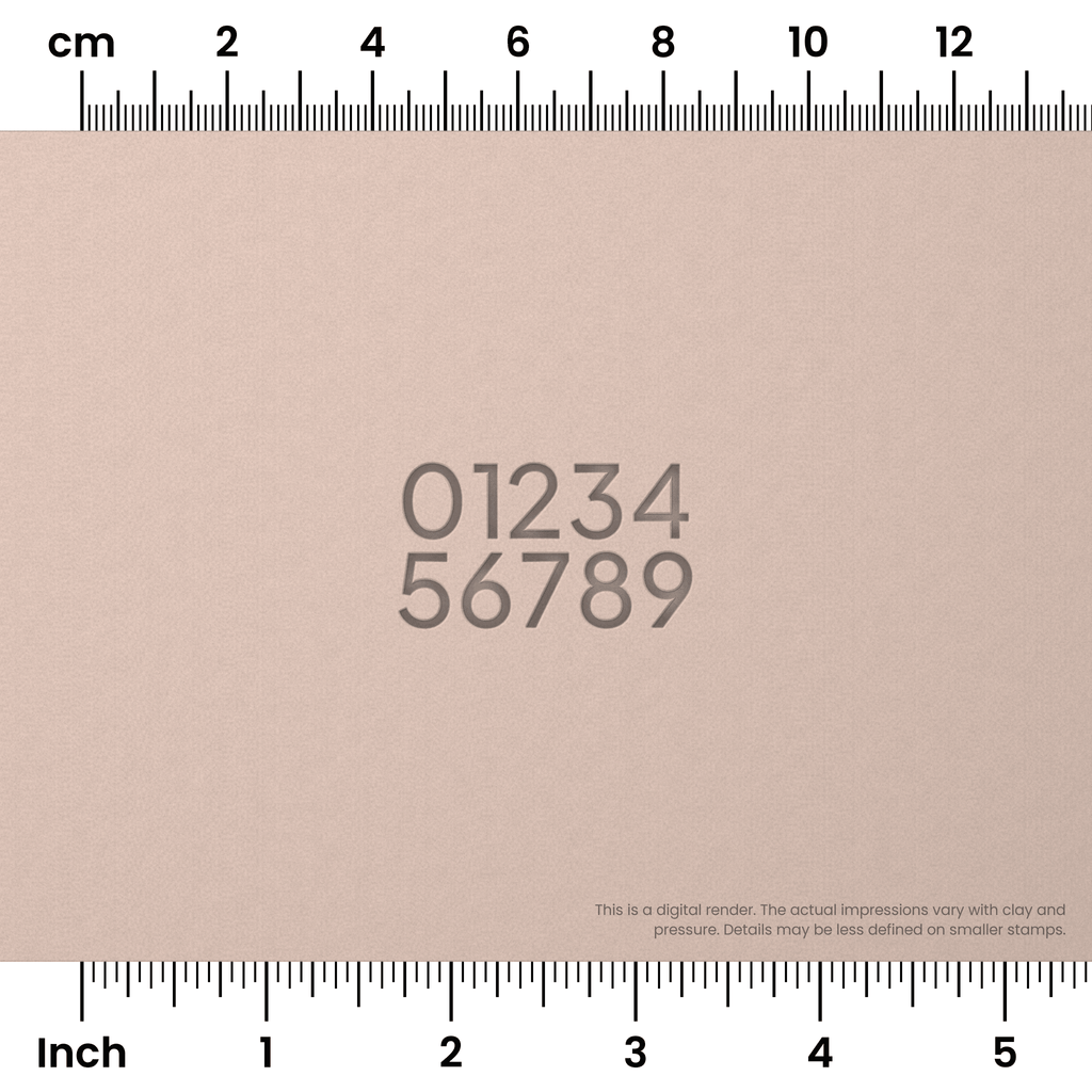 Plus Jakarta Sans | Number Stamp Sets