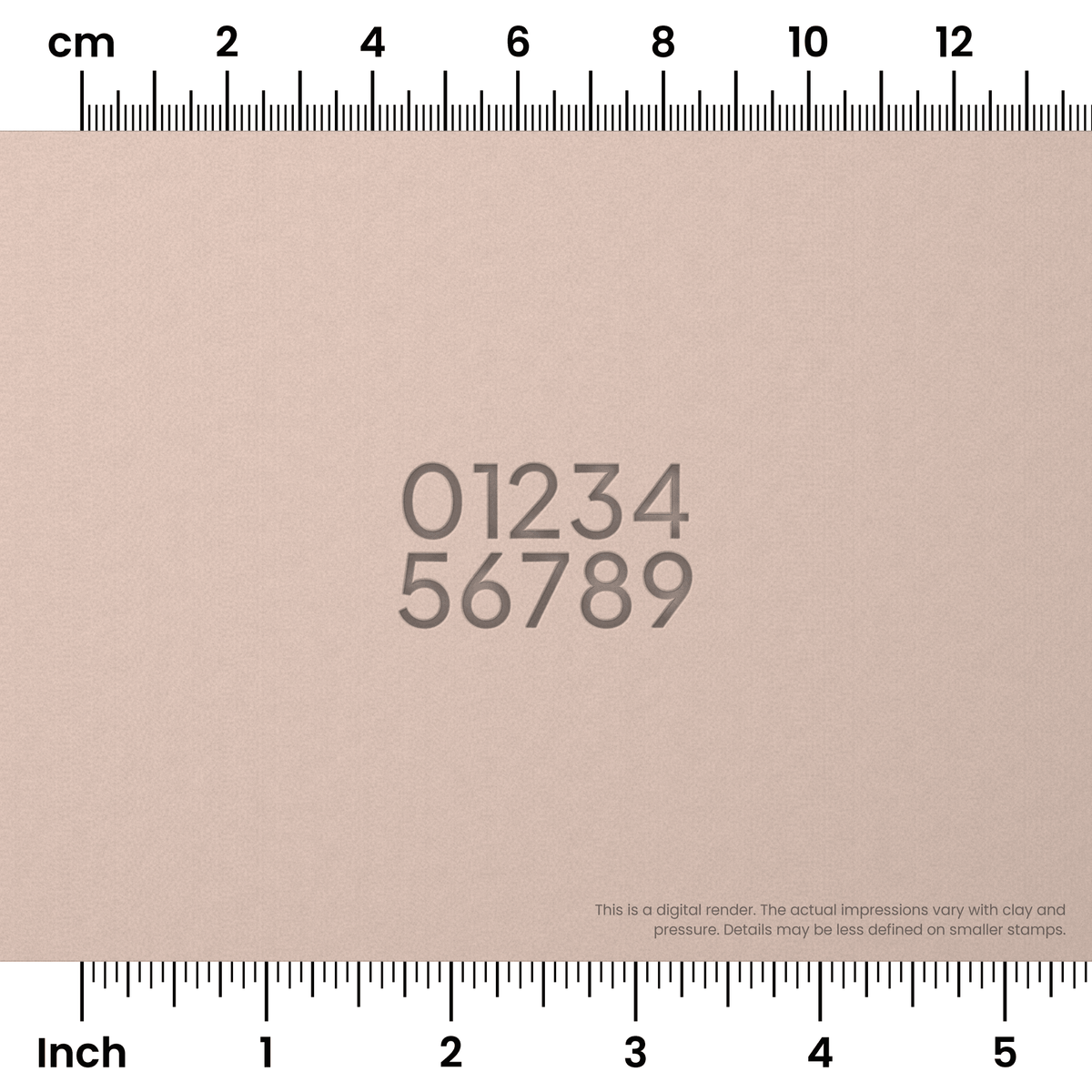 Plus Jakarta Sans | Number Stamp Sets