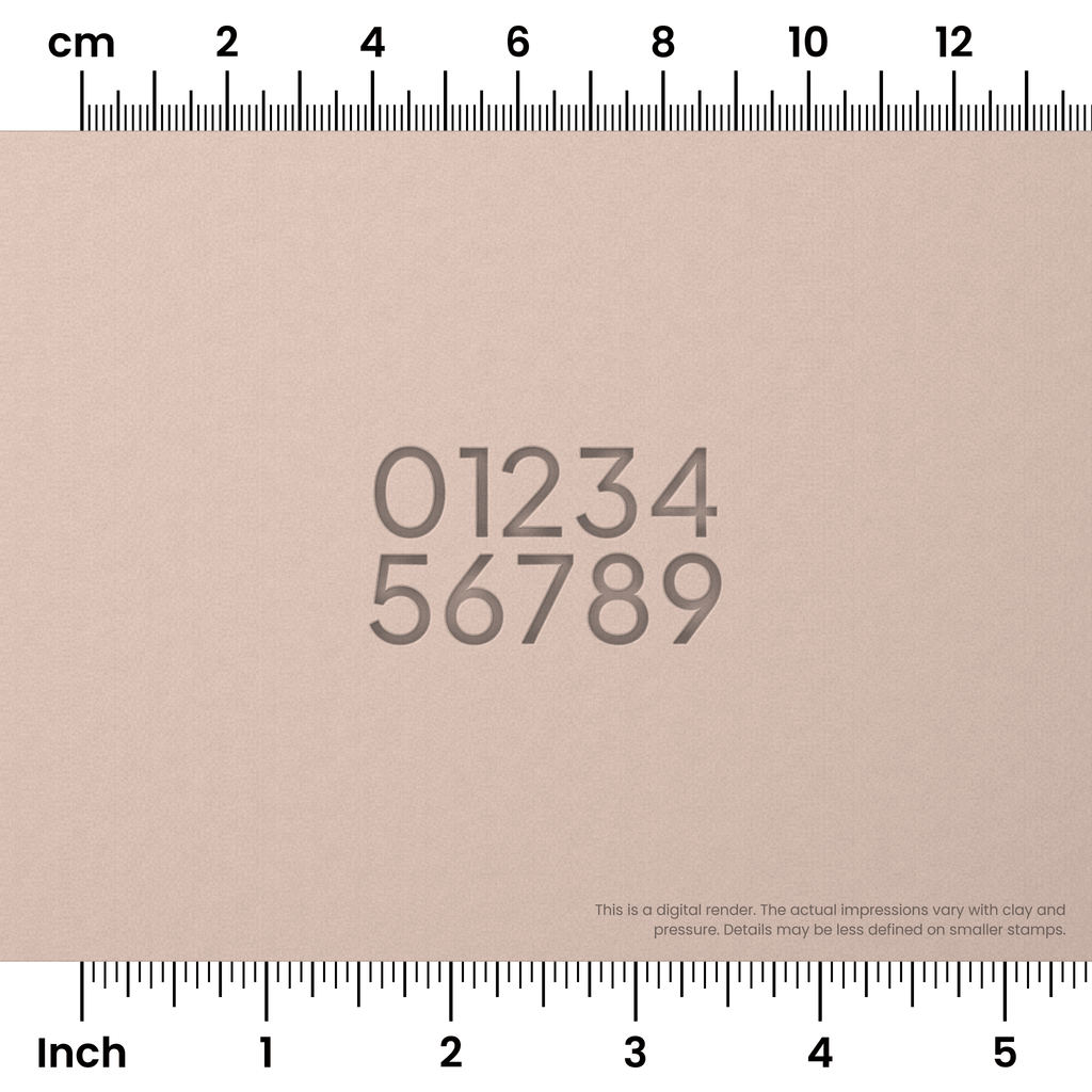 Plus Jakarta Sans | Number Stamp Sets