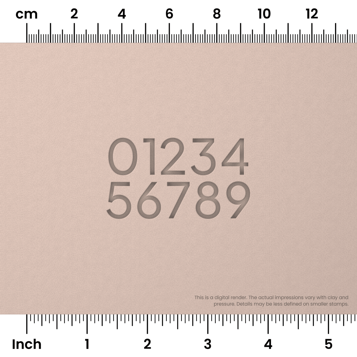 Plus Jakarta Sans | Number Stamp Sets
