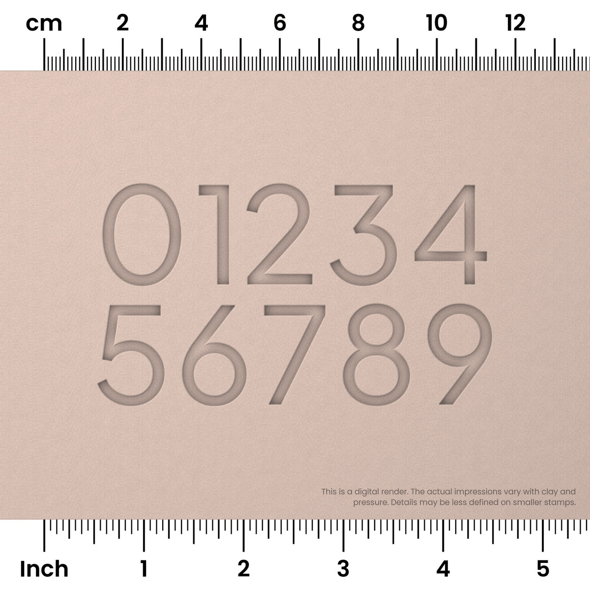 Plus Jakarta Sans | Number Stamp Sets