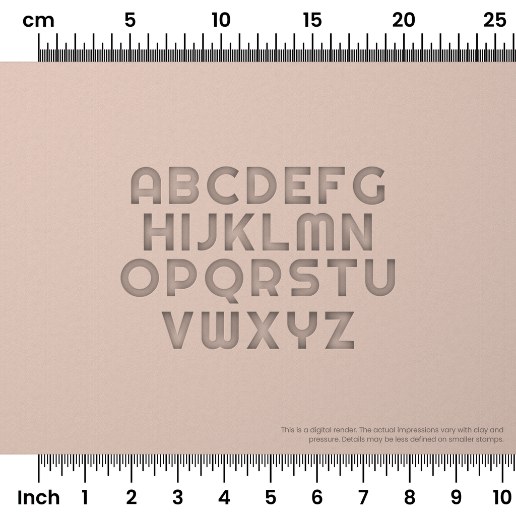 Righteous | All Caps | Alphabet Stamp Sets